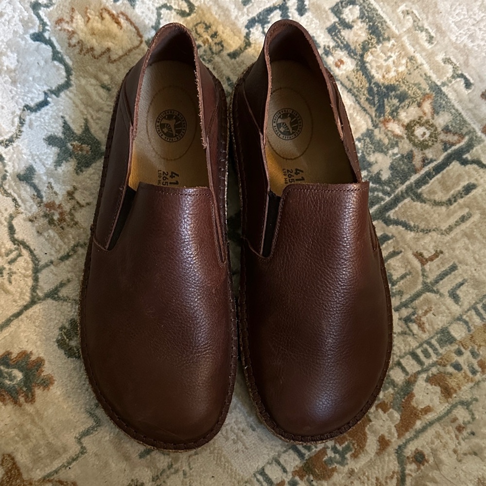 Birkenstock Brown Leather Loafers size 41